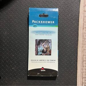 MSR Camping Backpacking Camp Packshower 30L 10 Min Shower